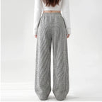 Model wearing Light Gray knit apparel in a studio - 2