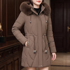 Khaki jacket in a dark wood interior - 2