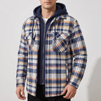 Gray vest on an off-gray studio background