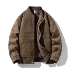 Harland Suede Bomber Jacket