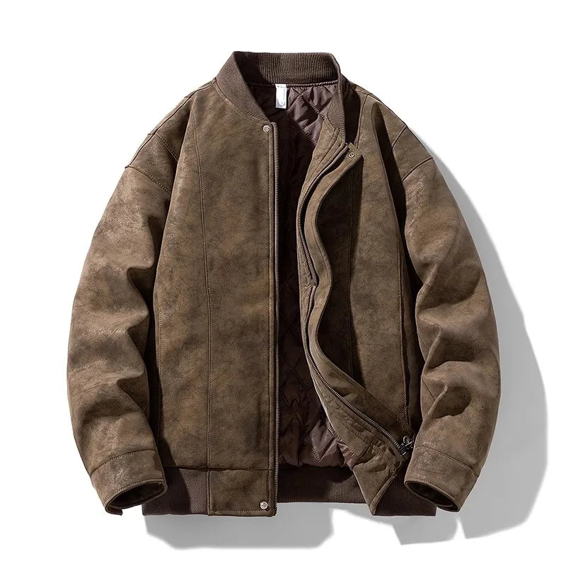 Harland Suede Bomber Jacket