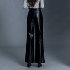 Calloway Women's Leather Flat Front Trousers