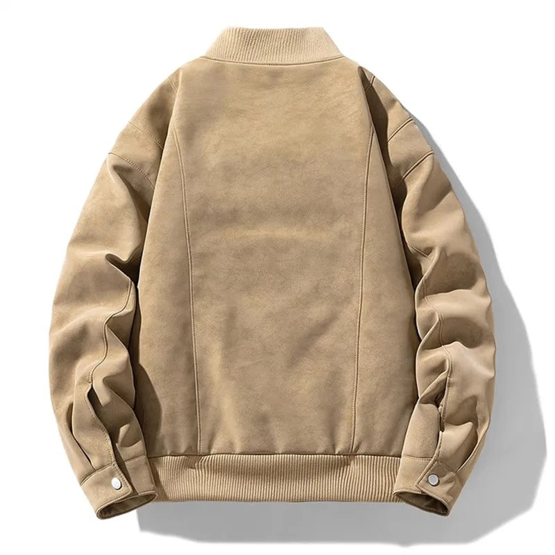 Harland Suede Bomber Jacket