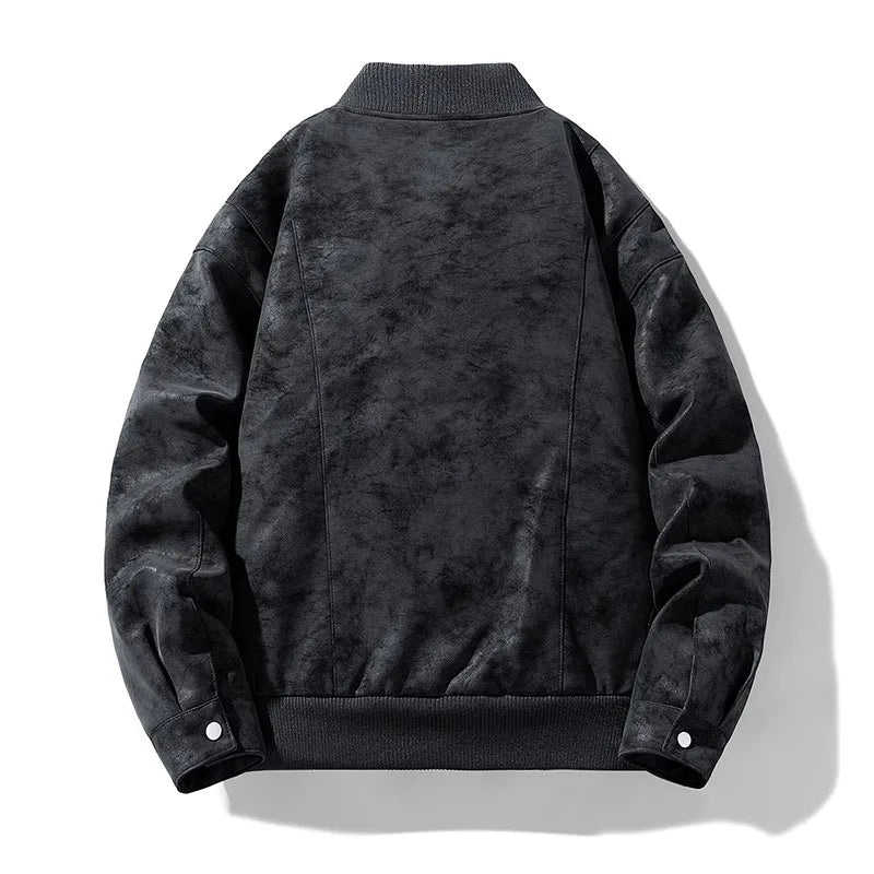Harland Suede Bomber Jacket