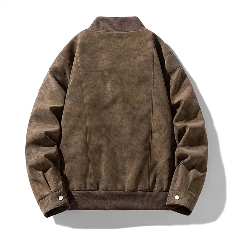 Harland Suede Bomber Jacket