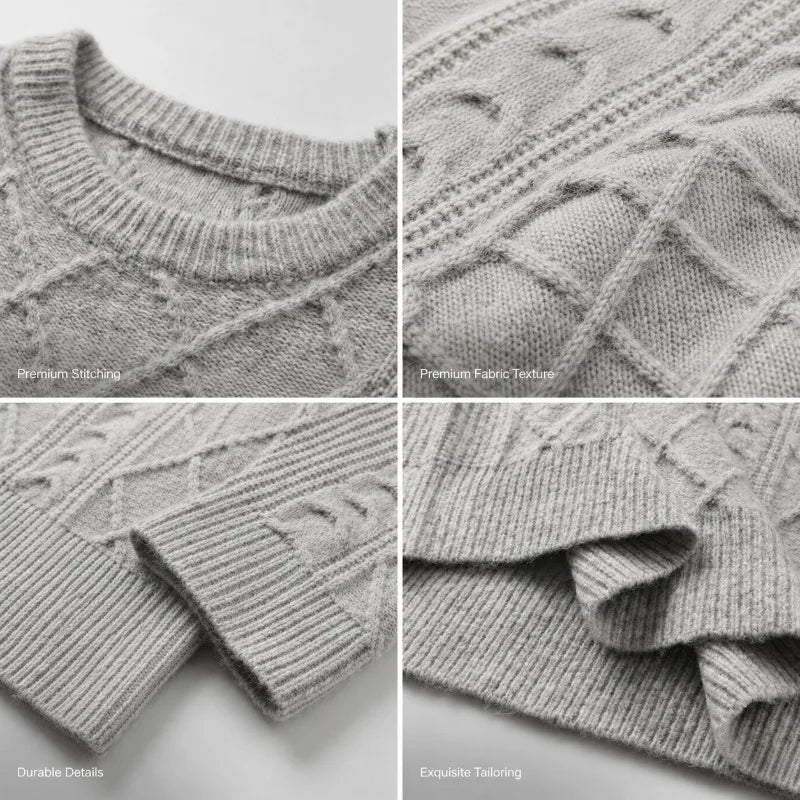 Mercer Men's Cable Knit Jumper