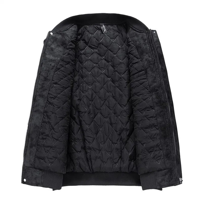 Harland Suede Bomber Jacket
