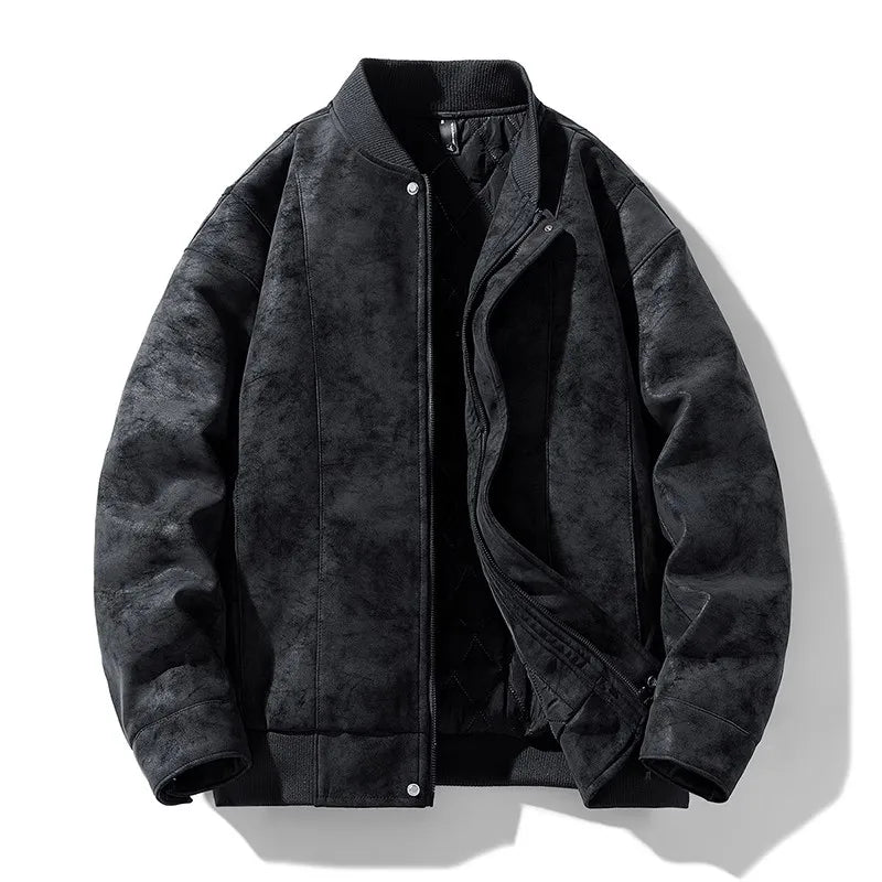 Harland Suede Bomber Jacket