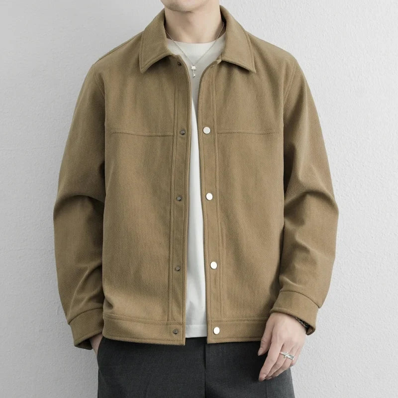 Merrick Men's Casual Button-Up Jacket