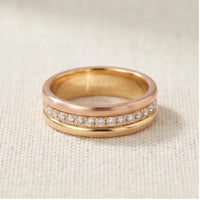 5 Sarah Zirconia Inlaid Gold Ring product photo