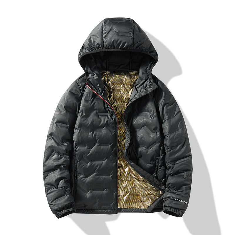 Boreas Men's Down Puffer Jacket with Hood