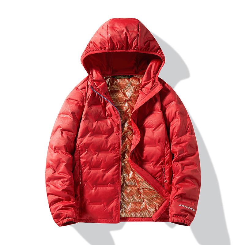 Boreas Men's Down Puffer Jacket with Hood