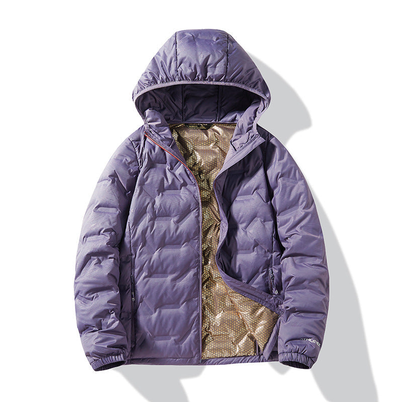 Boreas Men's Down Puffer Jacket with Hood