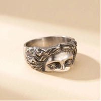 Silver Celestia Resizable Stainless Steel Ring product photo