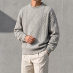 Mercer Men's Cable Knit Jumper