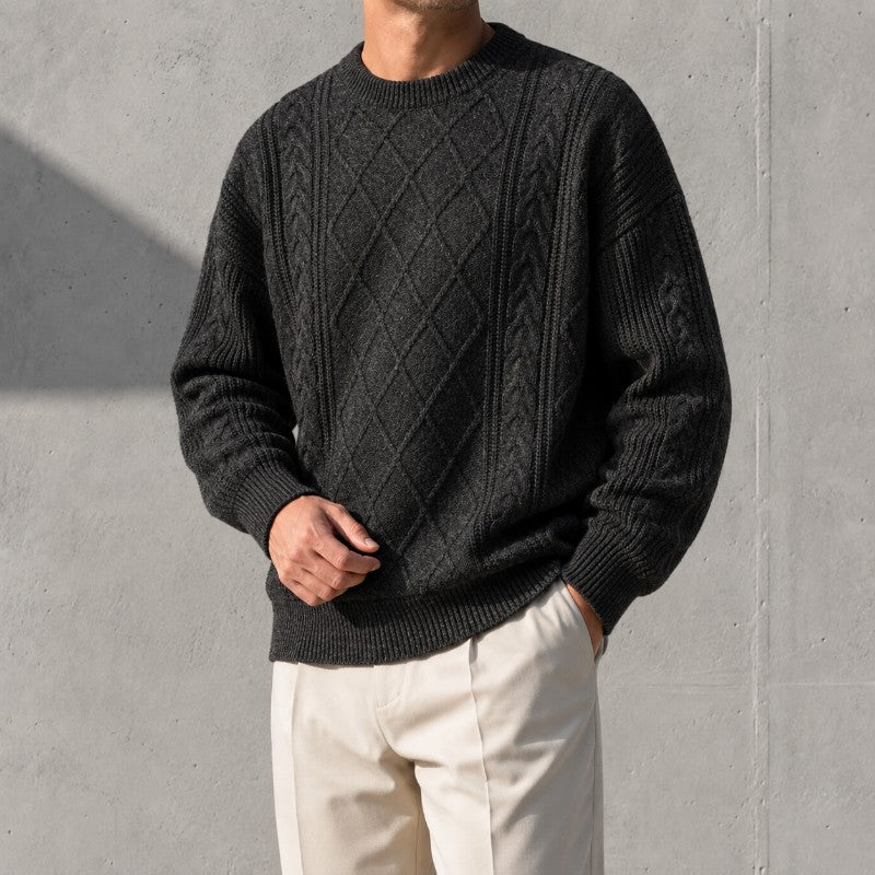 Mercer Men's Cable Knit Jumper