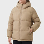 Khaki jacket on an off-gray studio background - 2